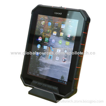 8-inch Rugged Android Tablet PCs, with IP68 Waterproof Level, Shooting/Lighting Underwater of 10-15m